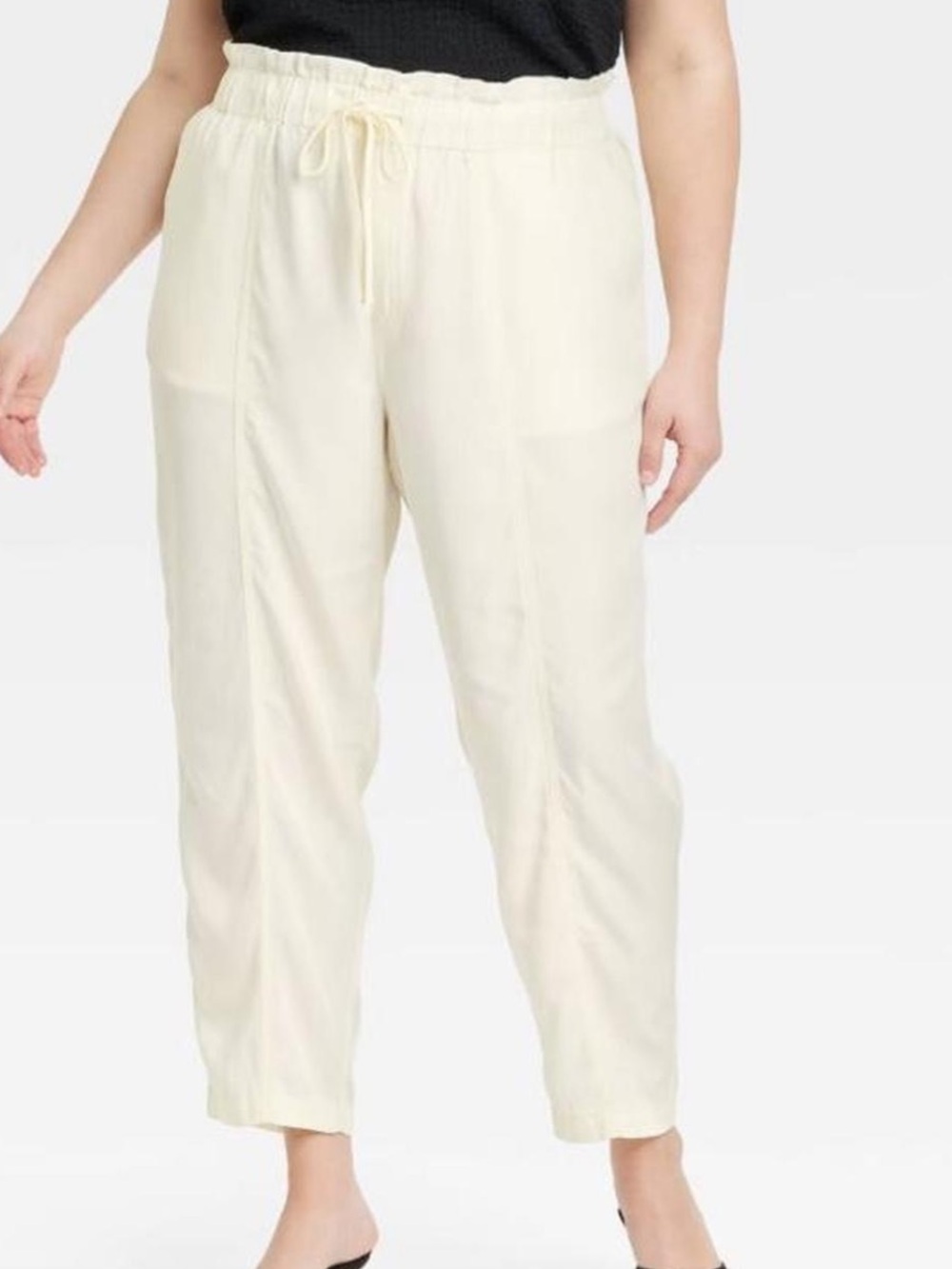 A New Day Women's High-Rise Tapered Ankle Pull-On Joggers Size XL